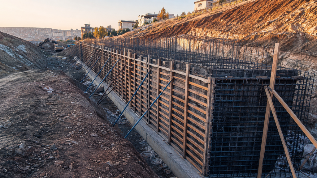 Çankaya Villa Teras İstinat Duvarı