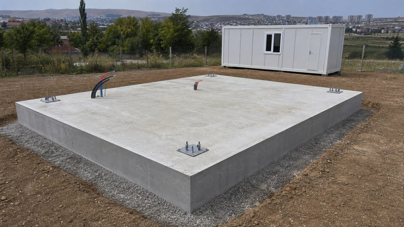 Konteyner Temel Betonu — örnek görsel